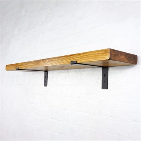 Crates Pallet 10 Black Steel Shelf Bracket For Wood Shelving 69102 The
