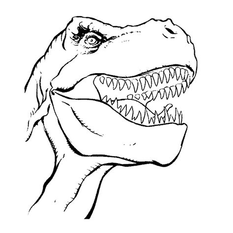 Kostenlose malvorlage dinosaurier und steinzeit: T-Rex: Ausmalbilder & Malvorlagen - 100% KOSTENLOS