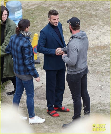 David Beckham Suits Up For House 99 Promo Shoot In England Photo