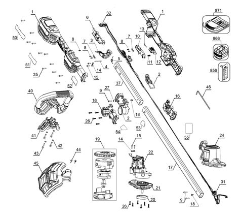 Dewalt Dcst922 String Trimmer Parts Diagram