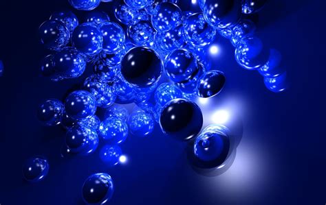 3d Dark Blue Bubbles Hd Wallpaper Abstract Wallpaper