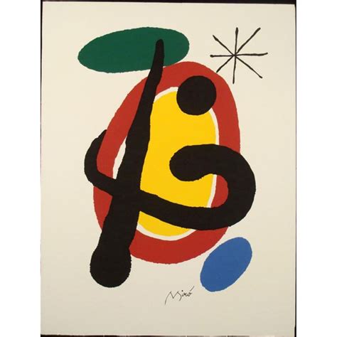 Joan Miro Abstract Modern Art Print