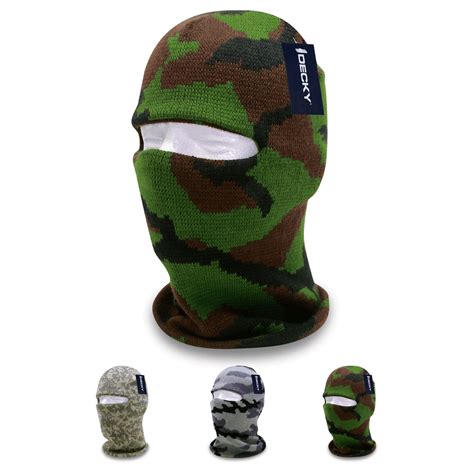 Camo 1 Hole Ski Face Mask Tactical Balaclava Camouflage Decky 803