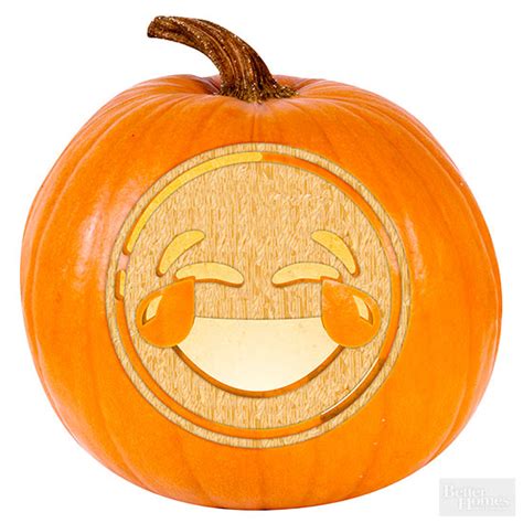 Halloween is just around the corner and if you want to do something a step 4: Awesome Emoji Pumpkin Stencils | Better Homes & Gardens