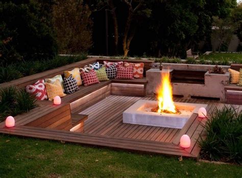 40 Best Sunken Patio Fire Pit Ideas For Your Backyard Backyard Bbq Pit