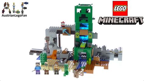Lego Minecraft The Creeper Mine 21155 Toy Rail Track Building Set 830