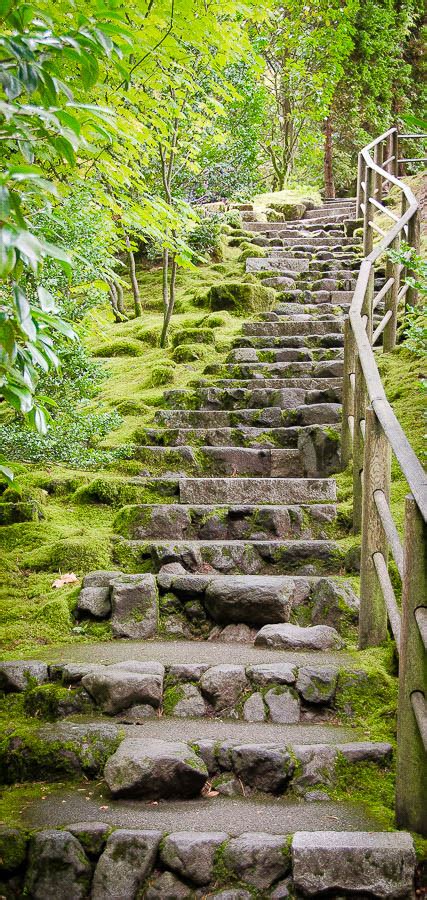 Japanese Garden Steps Explore Your Worlds