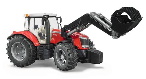 Bruder Massey Ferguson 7600 Tractor With Front End Loader 116 Scale 03047