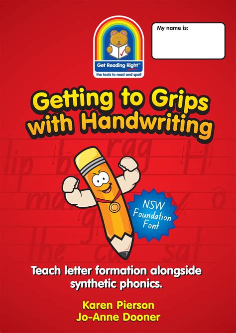 getting to grips with handwriting suitable for kindergarten prep allows you to explicitly