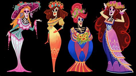 La Catrina Of Day Of The Dead Designs On Behance