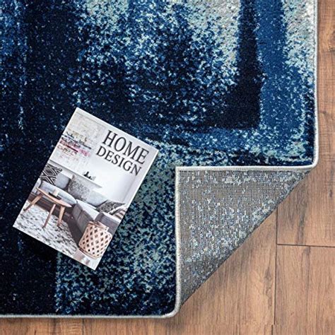 Luxe Weavers Contemporary Abstract Navy 8x10 Area Rug Pricepulse