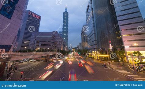 Traffic At Taipei City Of Taiwan Editorial Stock Photo Image Of