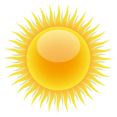 Download A Yellow Sun With Yellow Rays 100 Free Fastpng