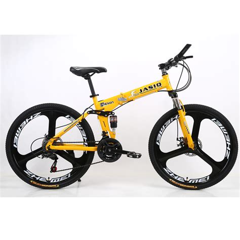 Carbon Steel 26 Mountain Bike W 21 Speeds Yellow Eternity