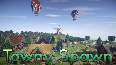 Towny Survival Spawn Map 17 18 Minecraft Project