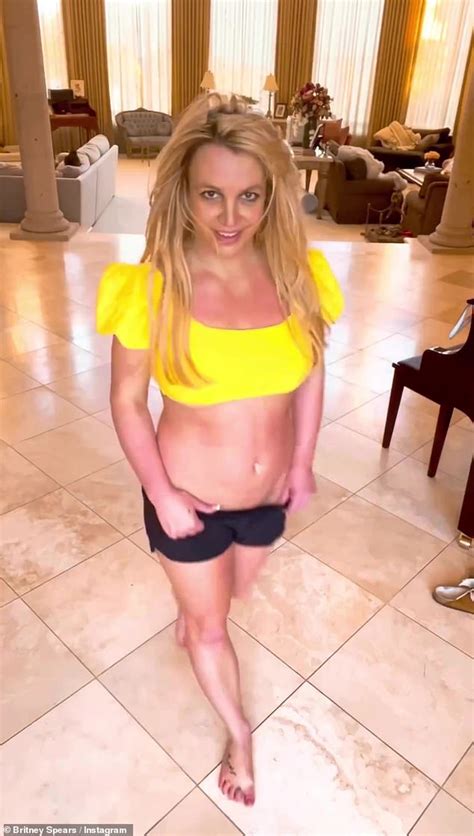 Britney Spears Shows Off Her Toned Midriff As She Shares Video Dancing