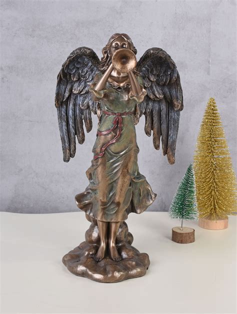 Angel Figure Renaissance Guardian Antique Decorative Sacral Garden