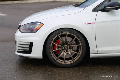 A Touch Of Jdm Wedssport Wheels And Nitto Nt05s For The Mk7 Golf Gti