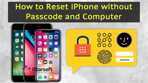 How To Reset Iphone Without Passcode And Computer Youtube