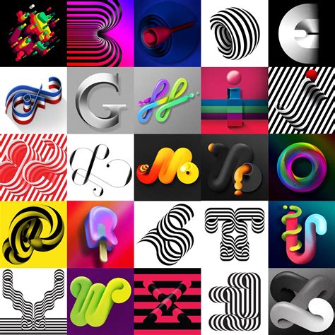 36 Days Of Type On Behance 36 Days Of Type Typography Alphabet