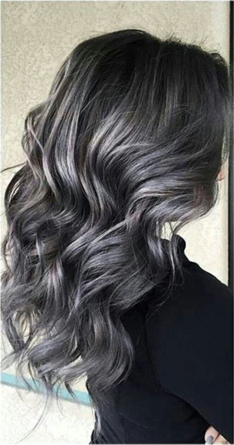 Silver Hair Color Ideas For Grey Hairstyles Koees Blog Grey Hair Color Dark Hair With