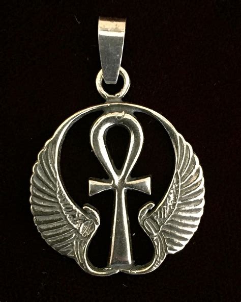 Ankh With Protective Wings Of Isis Alicja Centre Of Well Being