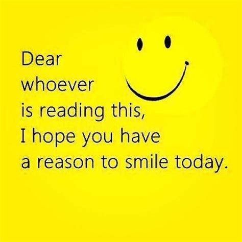 Dear Whoever Simple Smile Today Good Day Quotes Boomsumo Quotes