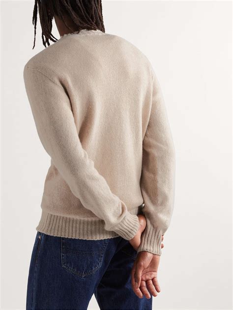 Beige Cashmere Blend Sweater ALTEA MR PORTER