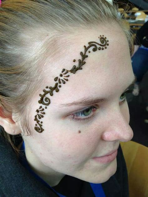 Henna Design On The Face Brings New Meaning To Face Painting