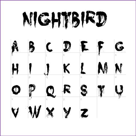 12 Horror Fonts And Lettering Images Scary Letter Fonts Alphabet