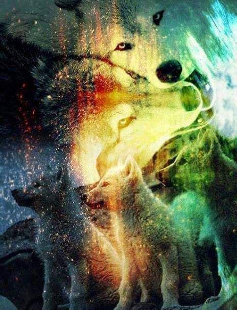 Facebook Dark Fantasy Art Wolf Spirit Mystical Creatures