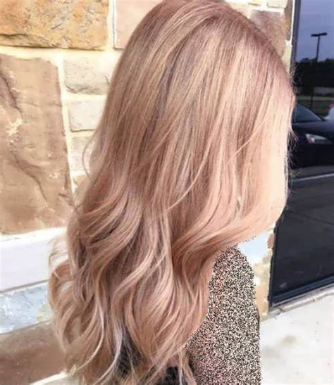 professional champagne hair color with magic formula