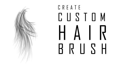 How To Create Hair Brush In Photoshop Part1 Youtube