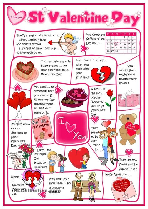 St Valentines Day Board Game Valentines Day Activities St Valentin