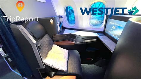 Westjet 787 9 Transatlantic Business Class Trip Report Youtube