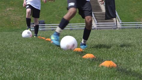 Soccer Dribbling Drill Inside Outside Touch Youtube