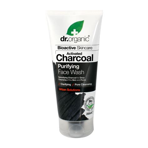 Face Wash Activated Charcoal 200ml Strong Health Shop