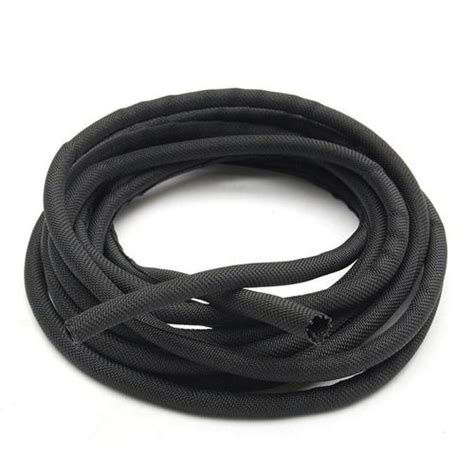 A wire harness, also known as a cable harness or wiring assembly, is a grouping of wires, cables, or subassemblies designed to transmit signals or electrical power. Wire Harness Split Braided Sleeving Woven Wrap Cable Protection Sleeve | Huiyunhai Tech ...
