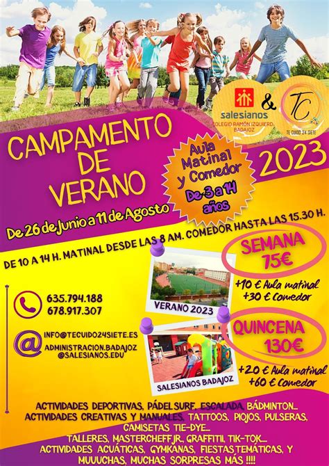 Campamento De Verano En Salesianos Badajoz Salesianos Badajoz