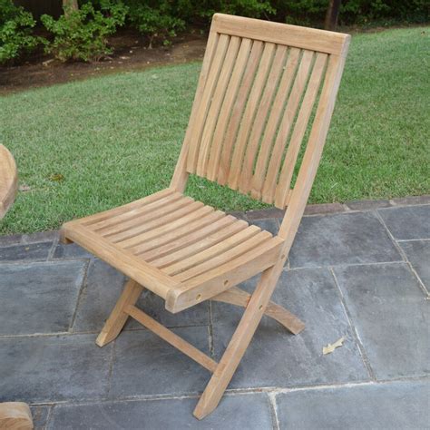 These portable lawn chairs are find your favorite style, including folding lawn chairs with attached side tables, footrests, and even cup holders. Teak Luxury Folding Chairs - Wood Backyard Outdoor Patio ...
