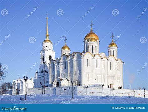 Assumption Cathedral At Vladimir In Winter Stock Image Image Of City