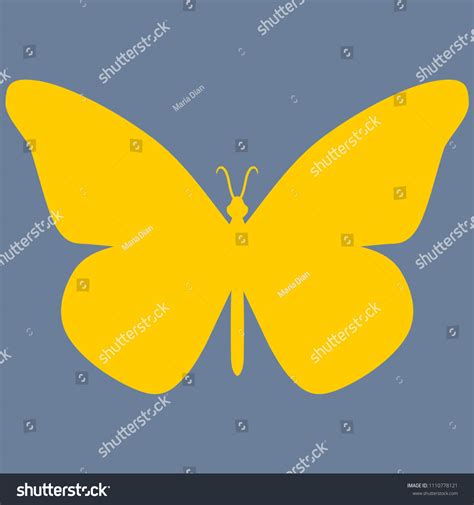 Butterfly Silhouette Vector Illustration Vector De Stock Libre De