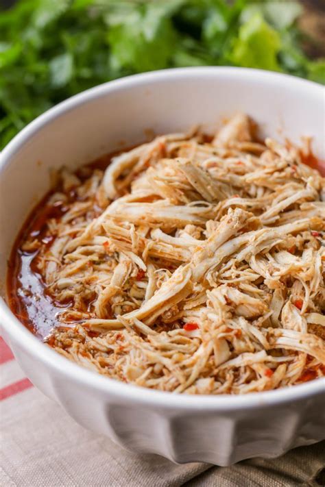 It all takes about 30 minutes. Cafe Rio Chicken | Recipe | Cafe rio, Shredded chicken ...