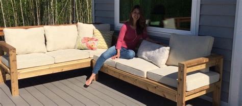 How To Build A Cozy 2x4 Sectional Sofa For Outdoor Patio