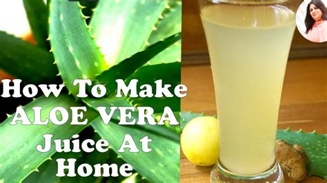 WATCH THIS VIDEO!!!! before making aloe vera juice at home ...