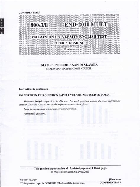 I shall upload more videos on this topic. Malaysian University English Test (MUET Paper 3) End-Year ...
