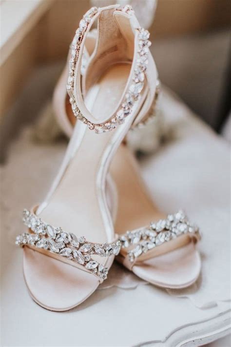 Wedding shoes with bouquet of roses on chair. 30+ Wedding Flats That Make Comfortable Bridal Shoes - Oh The Wedding Day Is Coming
