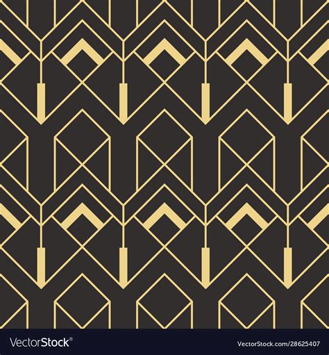 Abstract Art Deco Geometric Pattern Royalty Free Vector