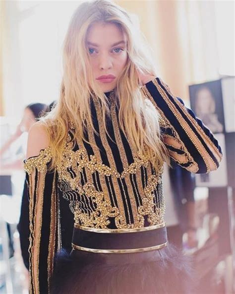 Picture Of Stella Maxwell Fashion Balmain Tank Top Fashion