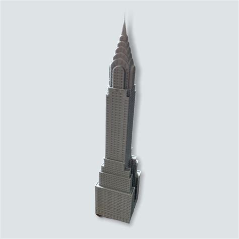 Chrysler Building Model Scaled 100 Accurate Multiple Sizes Available